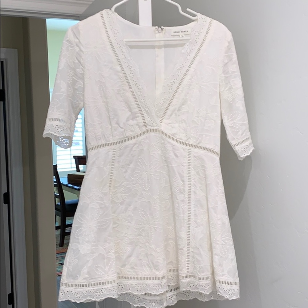 Honey punch white dress